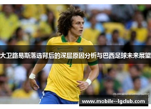 大卫路易斯落选背后的深层原因分析与巴西足球未来展望